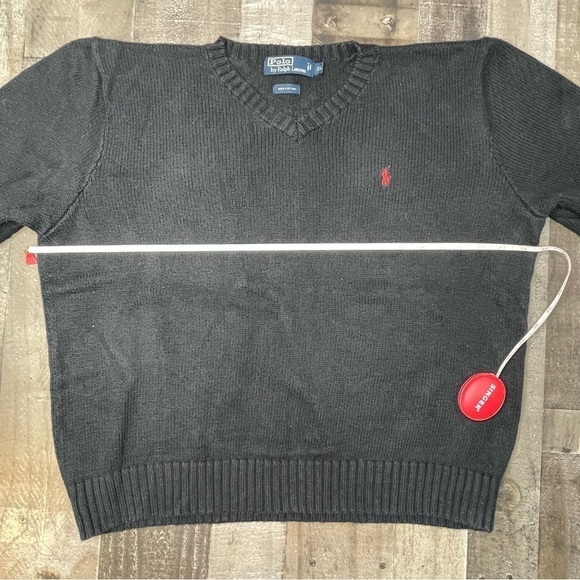 Polo by Ralph Lauren V Neck Cotton Sweater men’s size XL - Picture 6 of 11